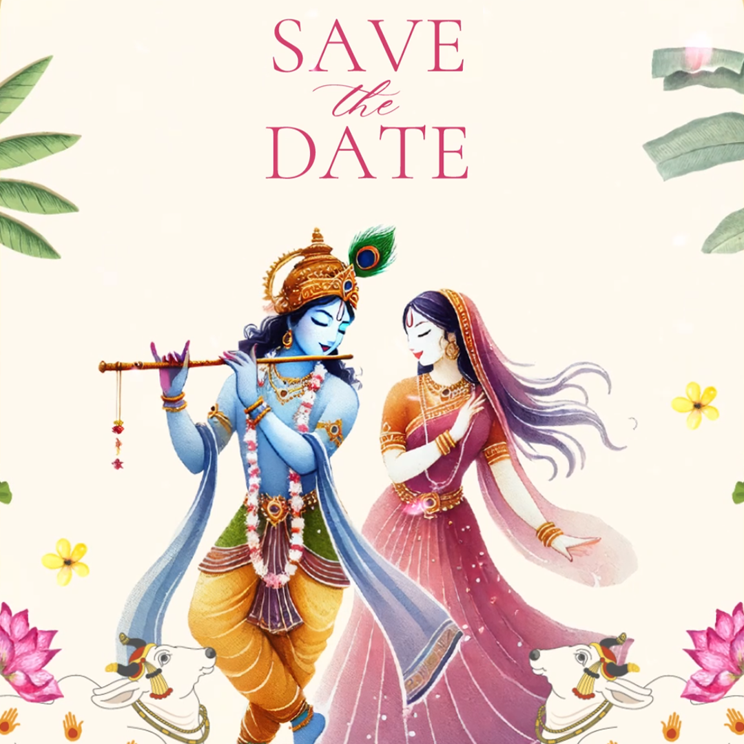 Radhe Krishna Save The Date